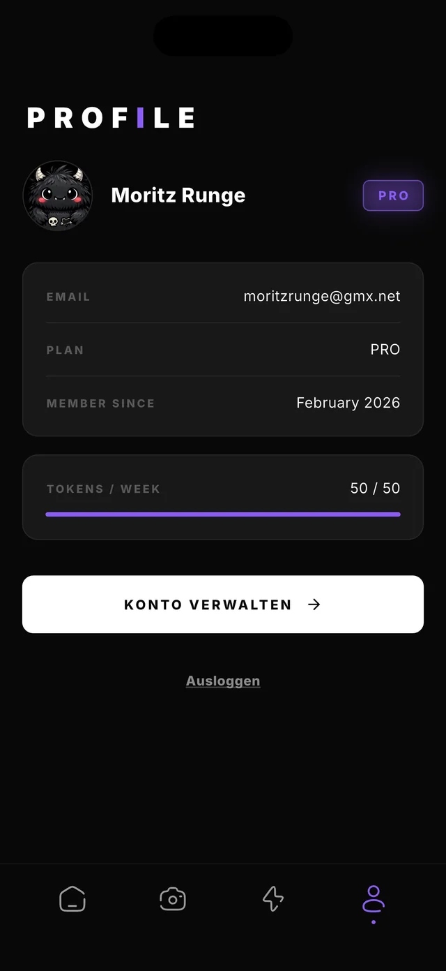Profil Screen